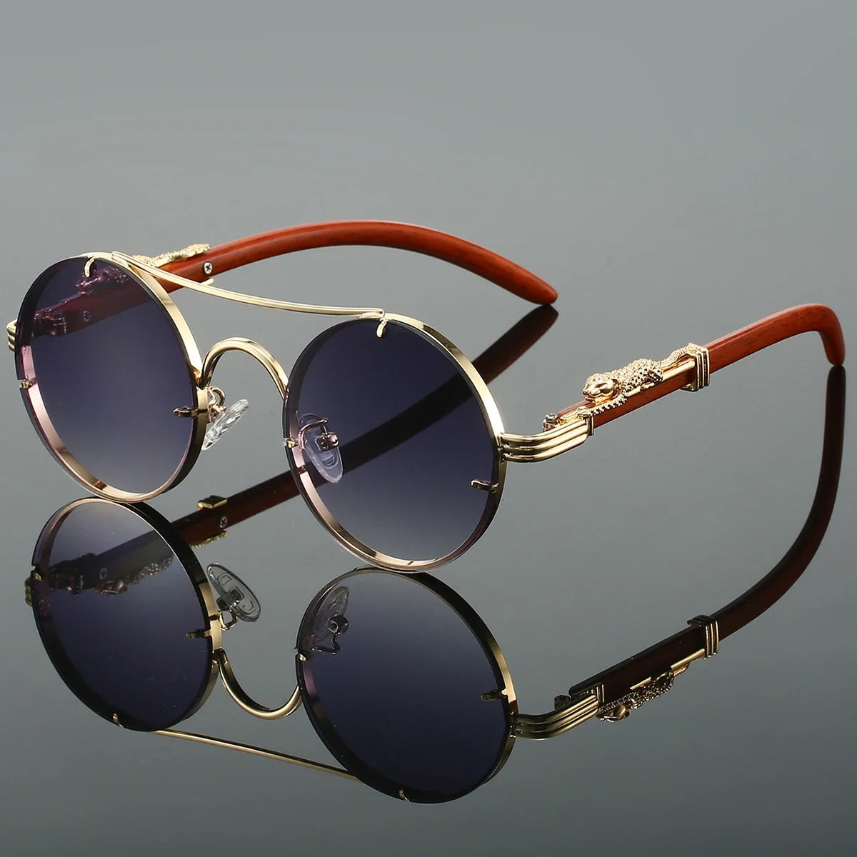 Retro Radiance™ Gradient Round Sunglasses