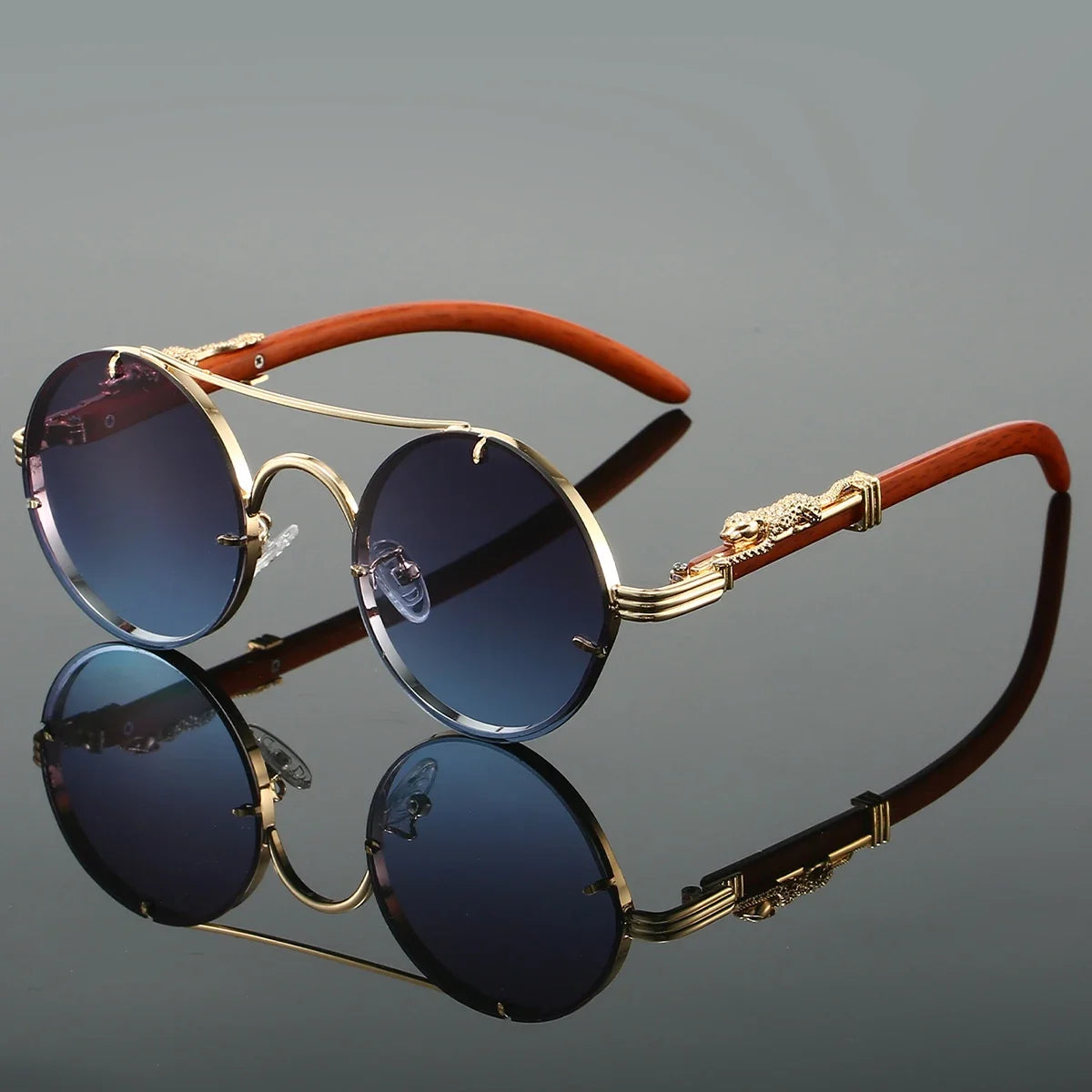 Retro Radiance™ Gradient Round Sunglasses
