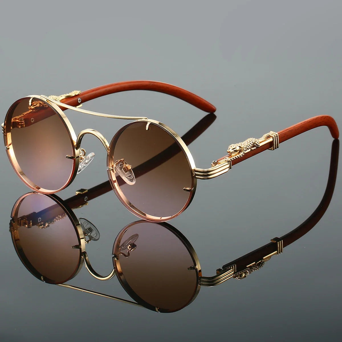 Retro Radiance™ Gradient Round Sunglasses