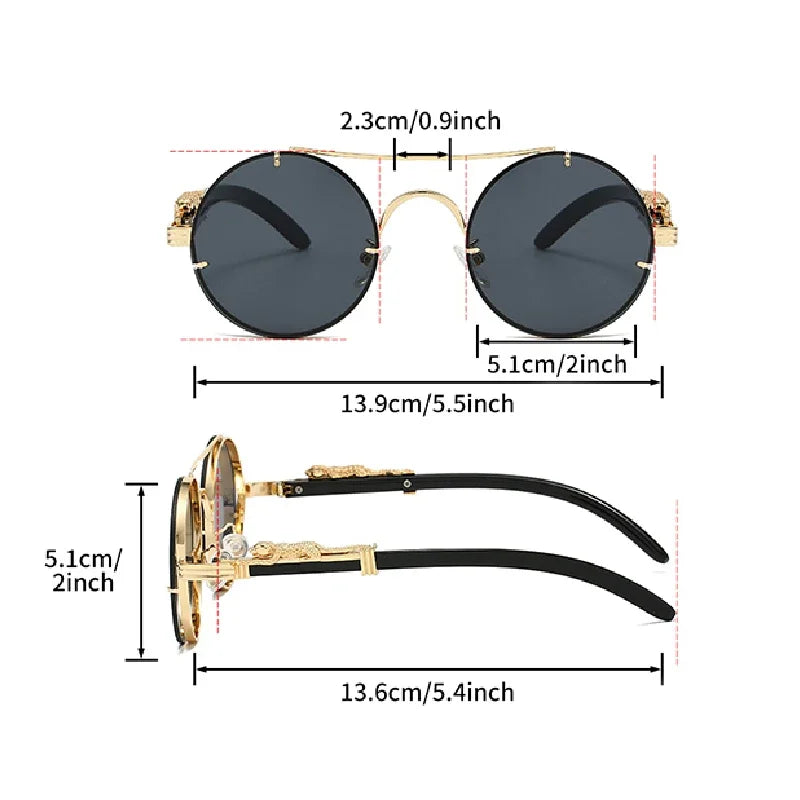 Retro Radiance™ Gradient Round Sunglasses
